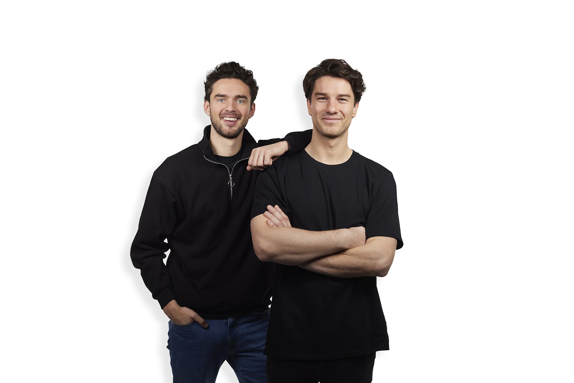 Image of Vince Vissers (right) and Gauthier Thierens.