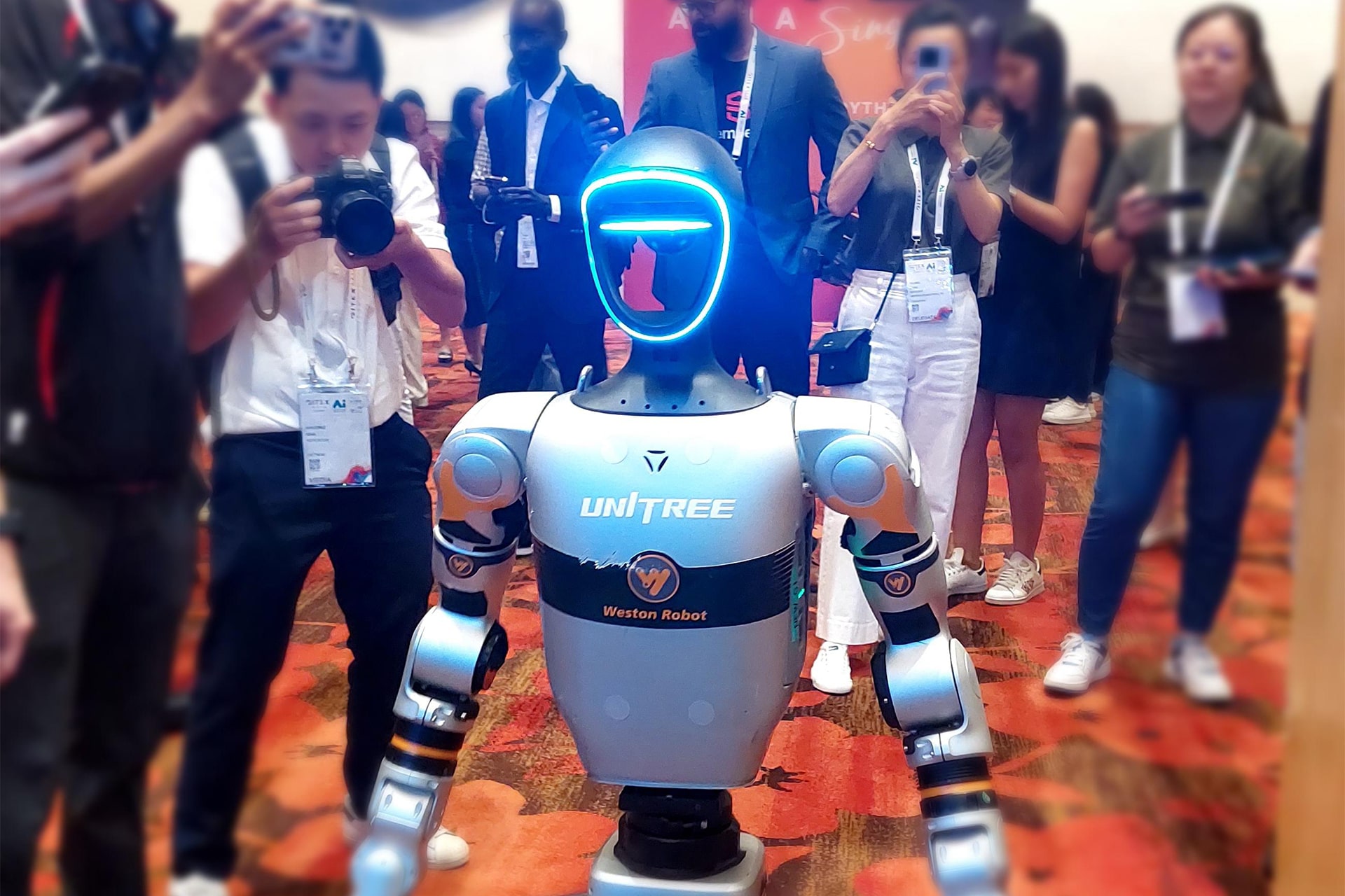 Photo of Unitree Robotics’ G1 robot.