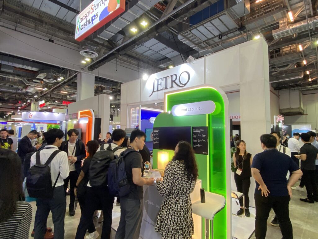 Photo of JETRO’s booth at SWITCH 2024.